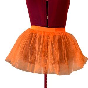 SMIFFY - Vibrant Orange Tulle Skirt - Tutu - OZ